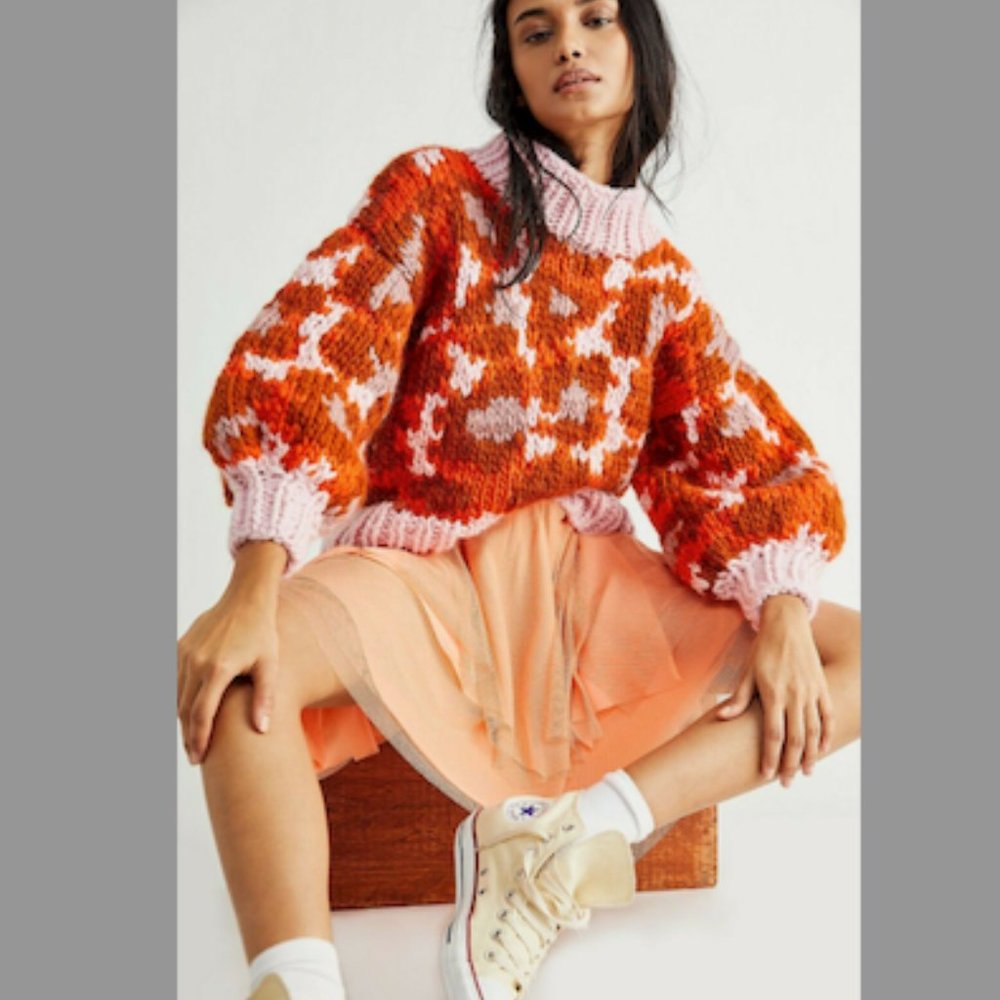 Free People Vivid Dreams Mesh Mini Full Skirt XS NEW